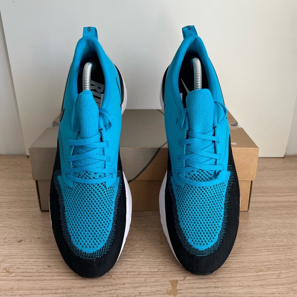 Nike Odyssey React 2 Flyknit ‘Blue Lagoon’ Men Running Sneakers- SZ 11 - Picture 5 of 7